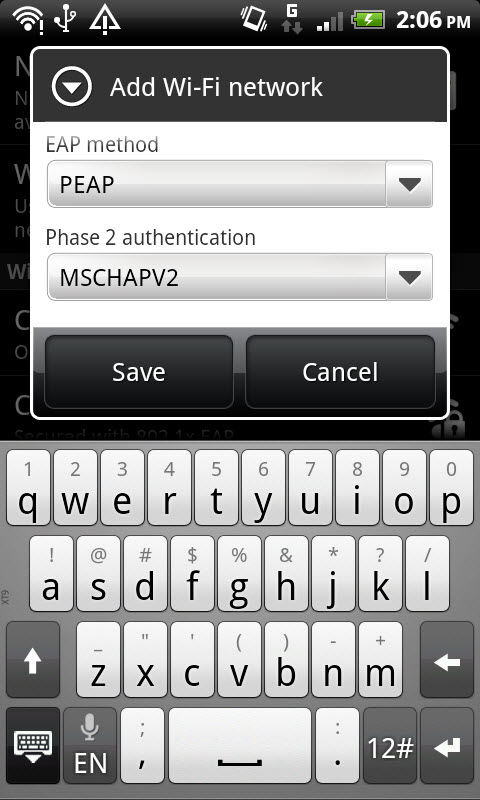 Configure Eduroam 2