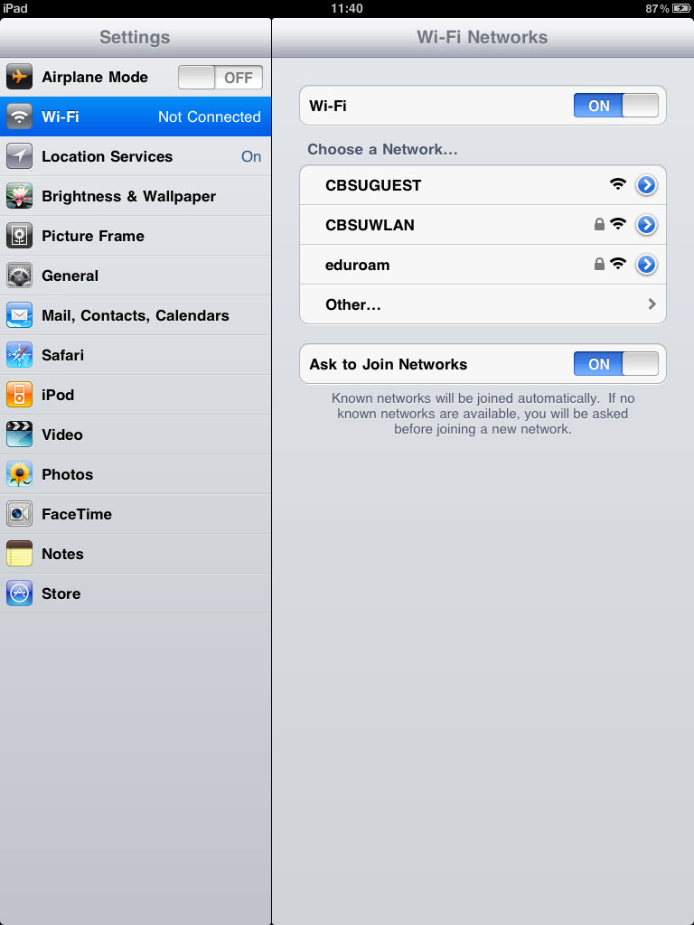 Wifi Networks